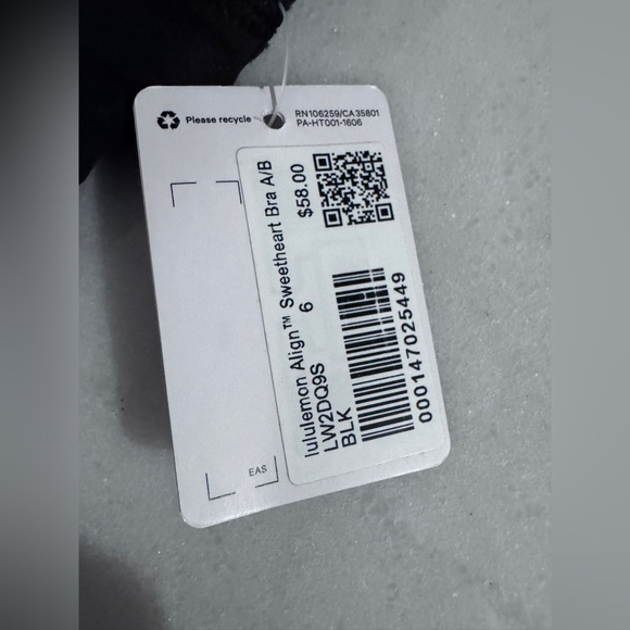NWT - Lululemon Align Sweetheart Bra Size 6 - Picture 9 of 12